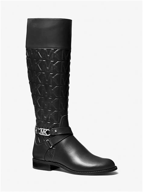 michael kors women's heart studded riding boots|Michael Kors kincaid riding boots.